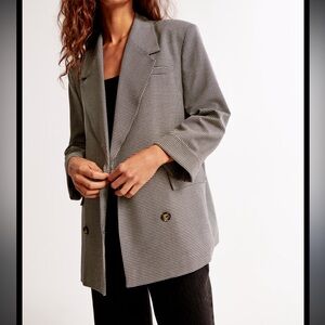 New | Abercrombie and Fitch | Double Breasted Slouchy Oversized Blazer Large